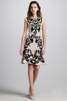 McQ by Alexander McQueen Floral Intarsia knit Dress - Lyst