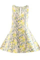 Opening Ceremony Floral Jacquard Dress