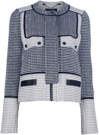 Proenza Schouler Bicolor Knit Jacket - Lyst
