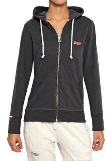 Superdry Hooded Light Cotton Fleece Sweatshirt - Lyst