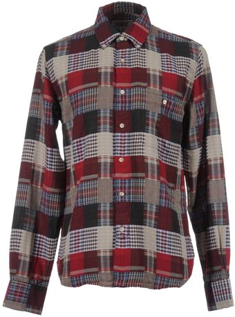 YMC Long Sleeve Shirt - Lyst