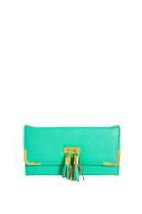 Asos Tassel Detail Purse with Metal Corners