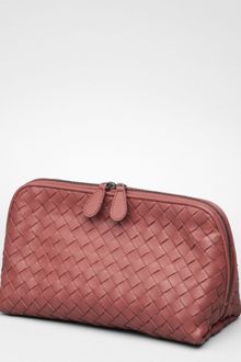 Bottega Veneta Appia Intrecciato Nappa Cosmetic Case - Lyst