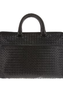 Bottega Veneta Woven Leather Briefcase - Lyst