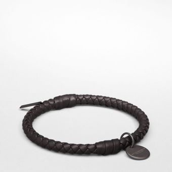 Bottega Veneta Krim Intrecciato Nappa Bracelet - Lyst