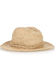 Burberry Shoes & Accessories Straw Trilby - Lyst
