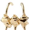 Giuseppe Zanotti Gold Plated Brass Vertebrae Bracelet in Gold - Lyst