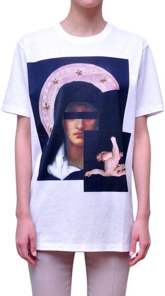 Givenchy Cotton T-shirt with Stars - Lyst