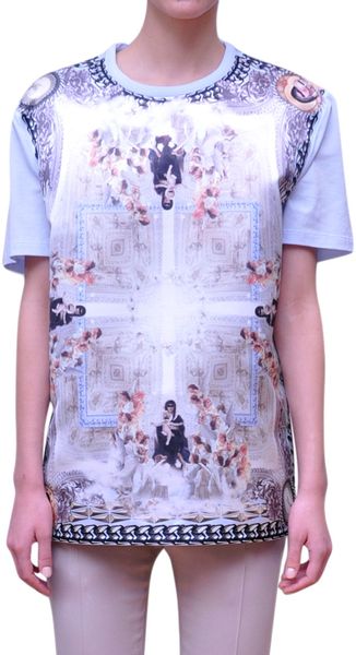 Givenchy Printed Cotton T-Shirt - Lyst
