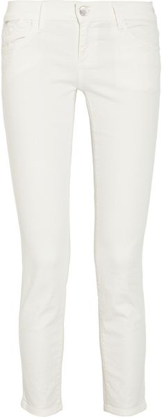 Goldsign Frontier Cropped Mid-rise Skinny Jeans - Lyst