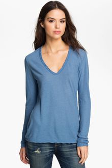 James Perse Vneck Tee - Lyst