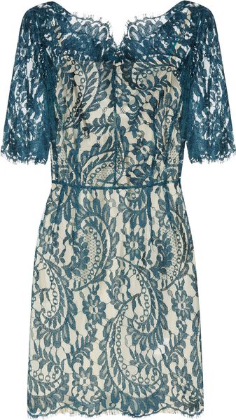 Lover Christina Lace Mini Dress - Lyst