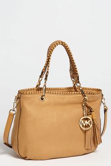Michael by Michael Kors Bennet Medium Glazed Nubuck Tote - Lyst
