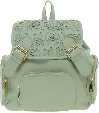 Asos Backpack with Mini Floral Cut Out - Lyst