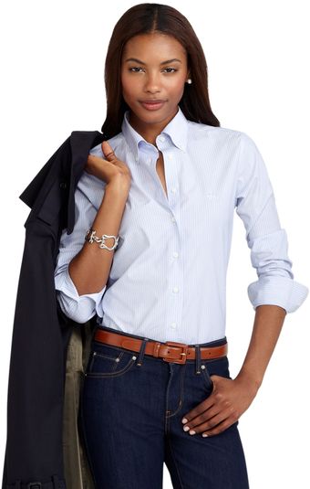 Brooks Brothers Non-Iron Classic Dash Stripe Dress Shirt - Lyst