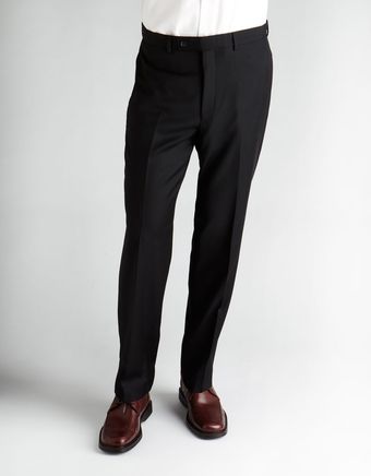 Calvin Klein Slim Fit Wool Trousers - Lyst