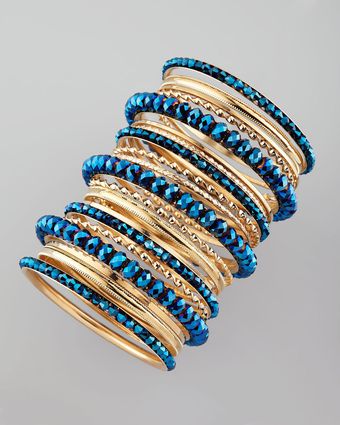 Cara Accessories 24piece Bangle Set - Lyst