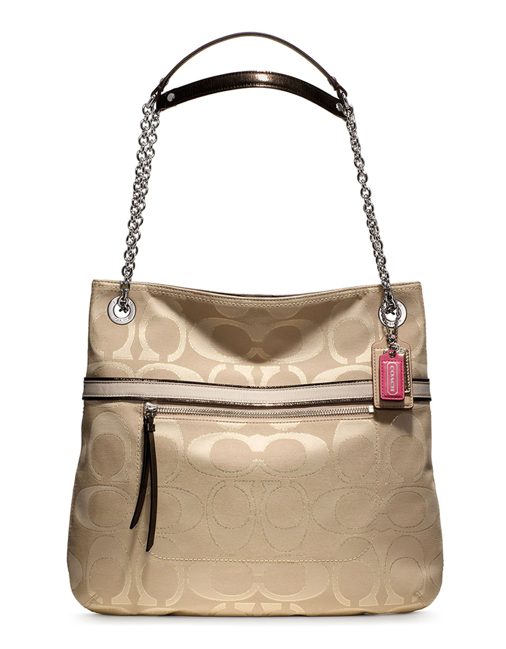 coach poppy signature tote