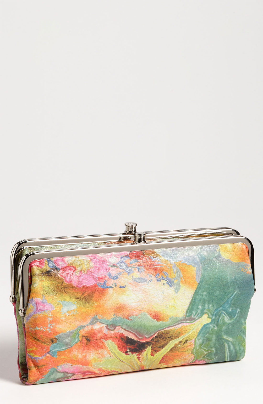 Hobo Lauren Double Frame Clutch in (painted floral) | Lyst