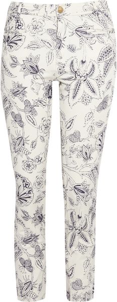 Isabel Marant Lucas Printed Cropped Skinny Jeans - Lyst