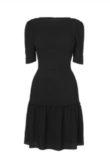 Jaeger Frill Hem Dress - Lyst