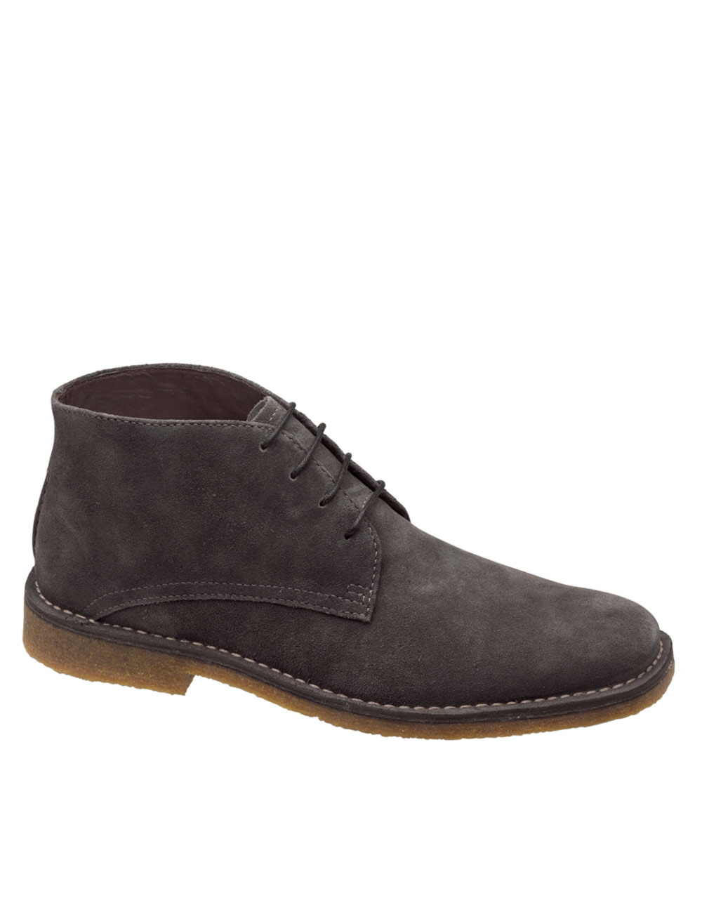 Johnston  Murphy Rinchka Suede Desert Boots in Gray for Men (dark ...