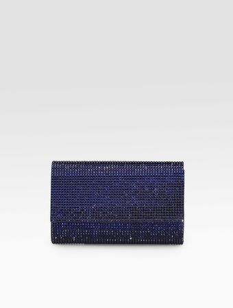 Judith Leiber Crystal Beaded Clutch - Lyst