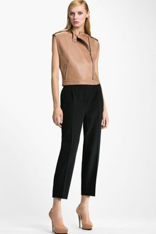 Lanvin Lambskin Leather Vest - Lyst