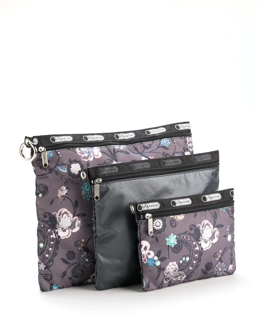 Lesportsac Bejeweled Clutch Bag in (grey multi) Lyst