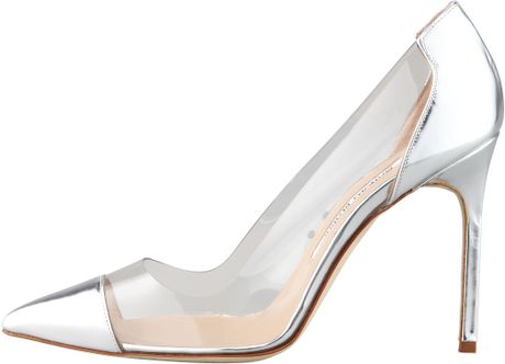 manolo blahnik shoes silver