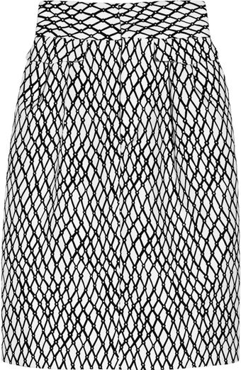 Marni Printed Cotton Skirt - Lyst