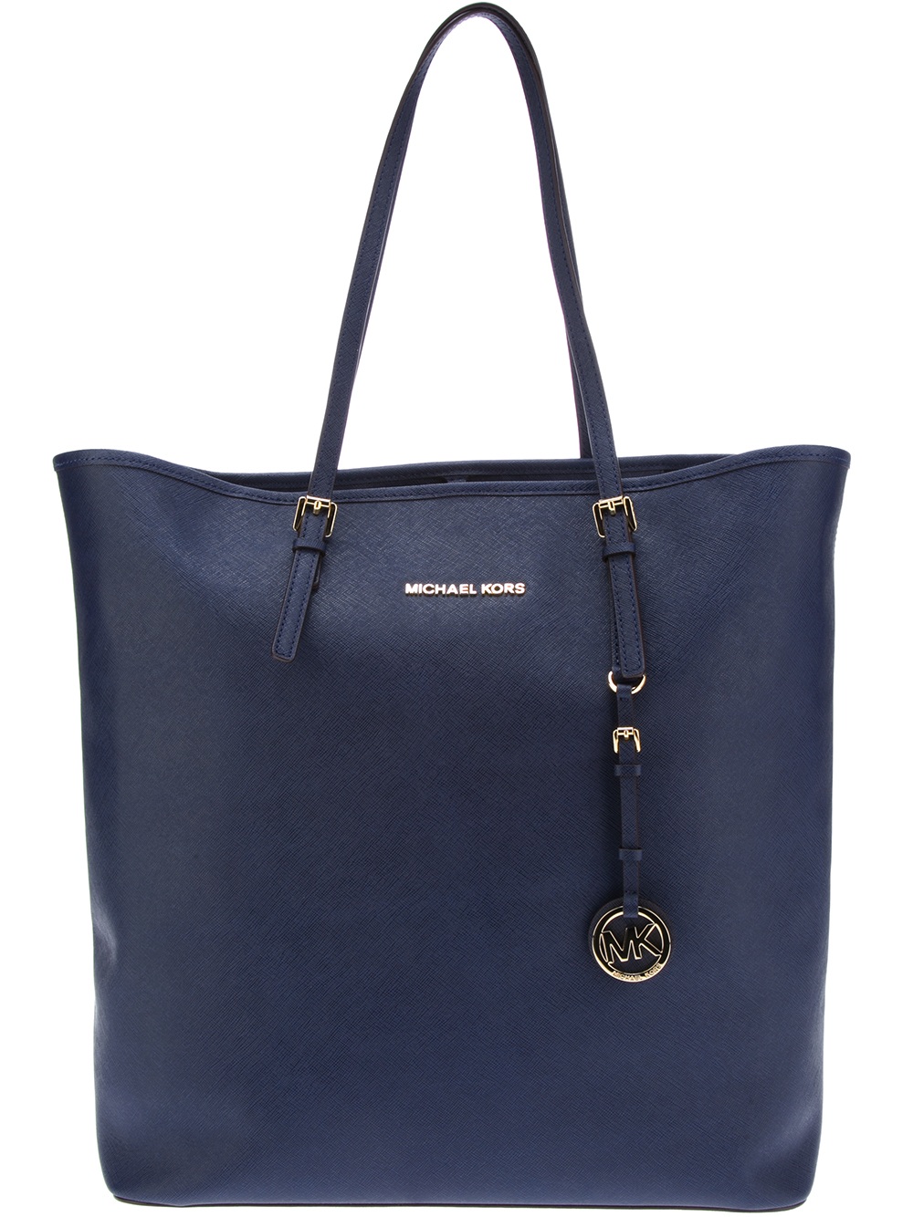 michael kors large blue tote