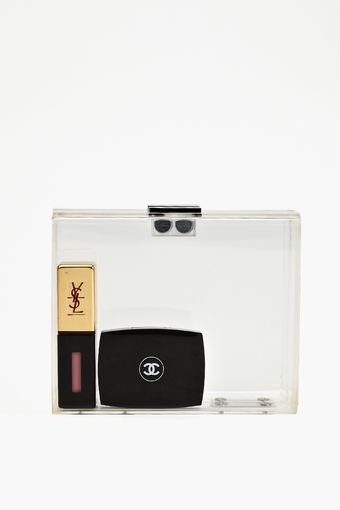 Nasty Gal Crystal Clear Box Clutch - Lyst