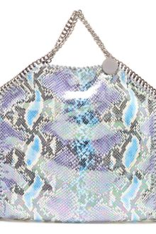 Stella McCartney Falabella Faux Python Tote - Lyst