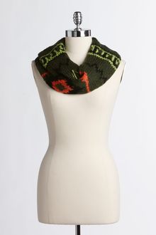 Steve Madden Knit Infinity Scarf - Lyst
