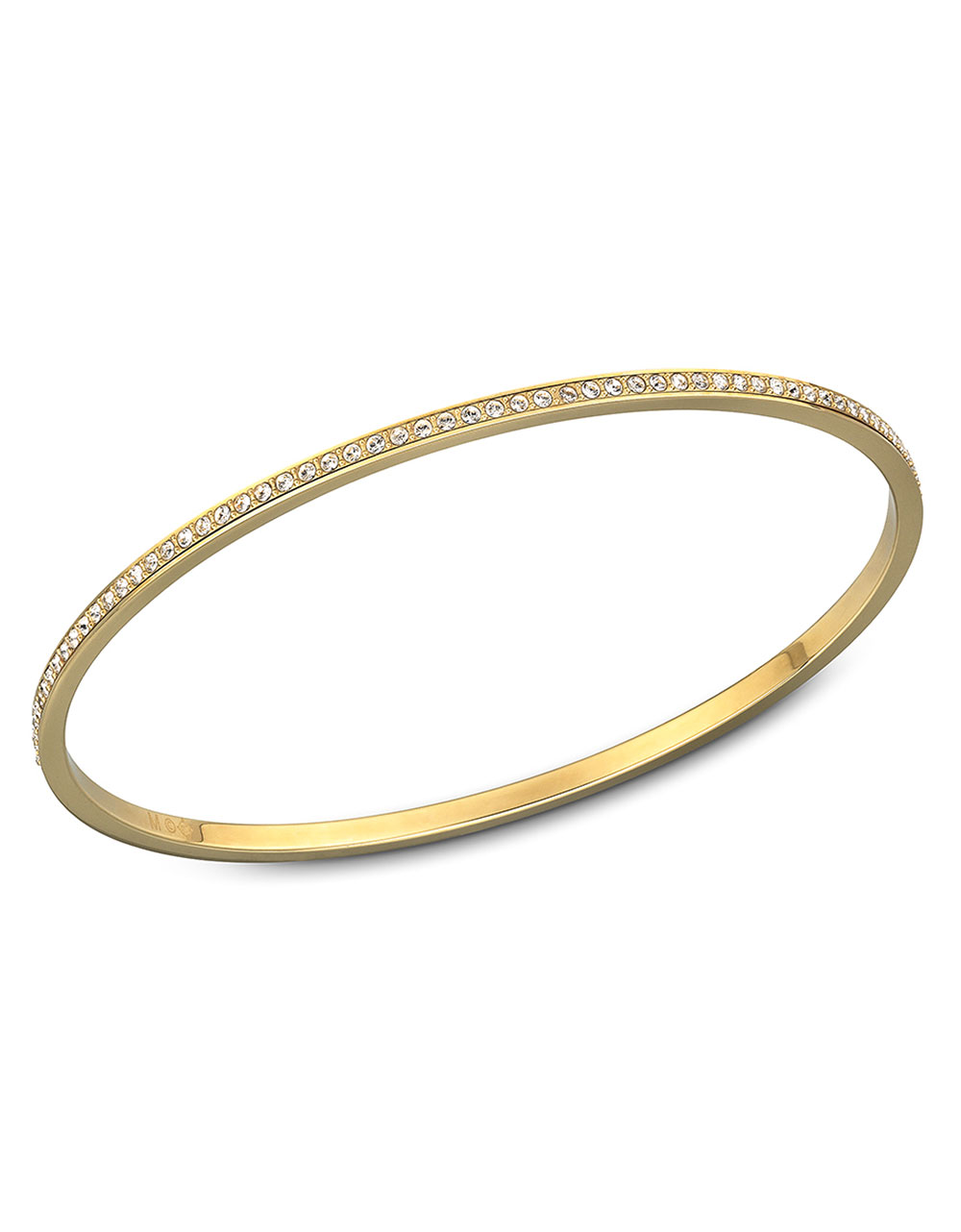 Swarovski Ready Goldplated Crystal Bangle Bracelet in Gold (no color