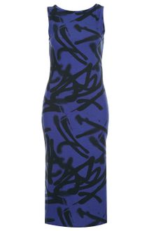 Tank Dress on Topshop Graffiti Tank Midi Dress   Lyst