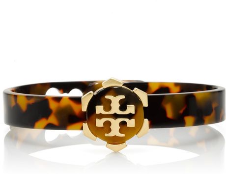 Tory Burch Walter Thin Bracelet in Brown - Lyst