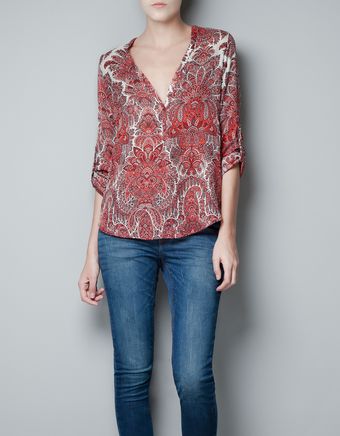 Zara Blouse - Lyst