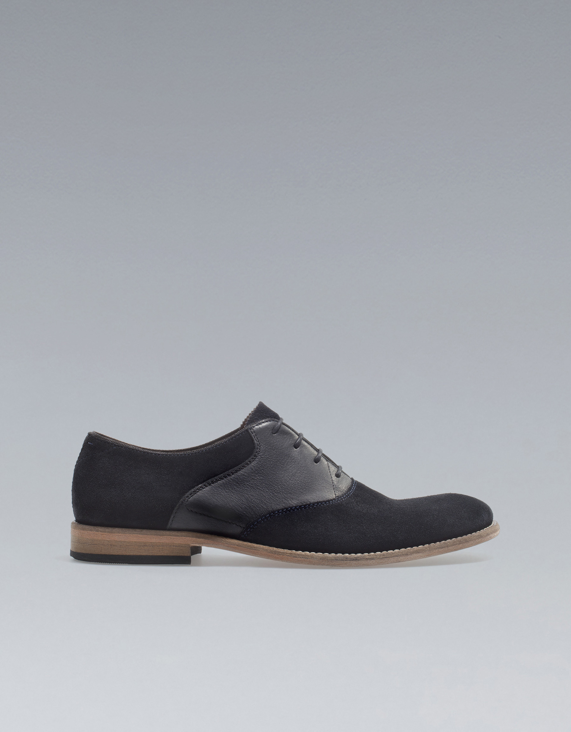 Zara Desert Shoe in Blue for Men (navy blue) Lyst