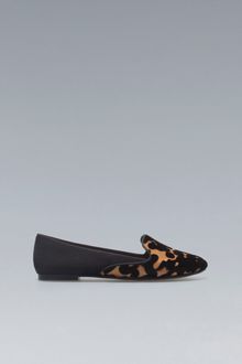 Zara Leopard Slipper - Lyst