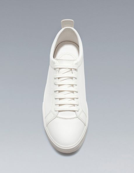 zara black and white sneakers