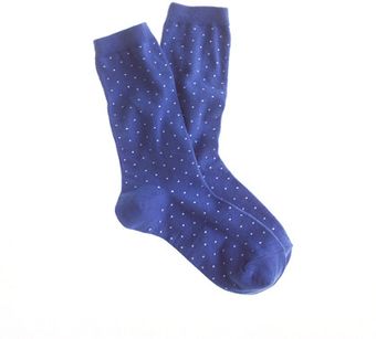 J.Crew Tiny Dot Socks - Lyst