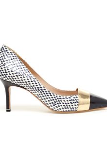 Nicholas Kirkwood Python and Patent Leather Pumps - Lyst