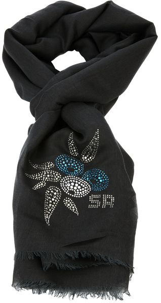Sonia Rykiel Fringed Scarf - Lyst