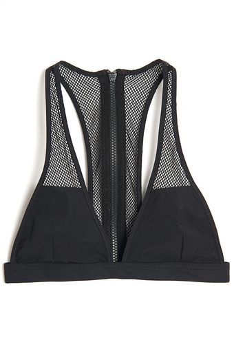 T By Alexander Wang Mesh Combo Swim Top - Lyst