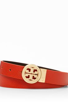 Tory Burch Rotating Logo Belt - Lyst