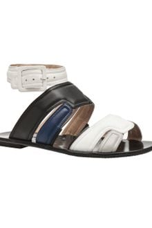 Calvin Klein Leather Sandal - Lyst