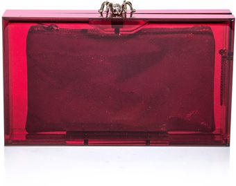 Charlotte Olympia Perspex Box Clutch - Lyst