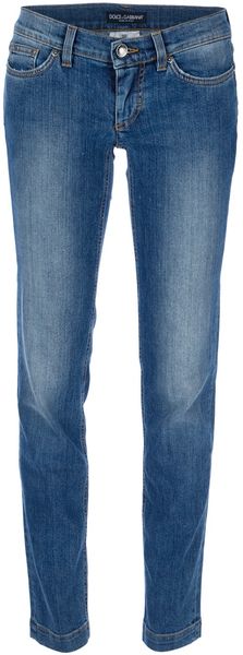 Dolce & Gabbana Faded Jean - Lyst